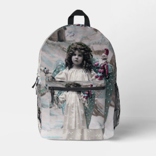 Joyeux Noel Printed Backpack
