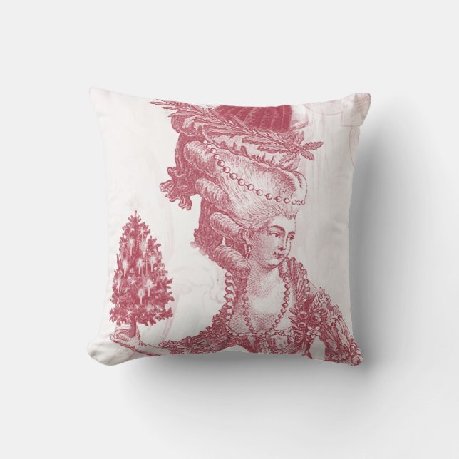 Joyeux Noel (rouge) Cushion (Front)