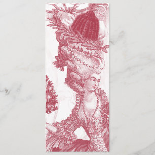 Joyeux Noel (rouge) Menu Card for Wendi