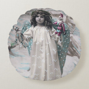 Joyeux Noel  Round Cushion