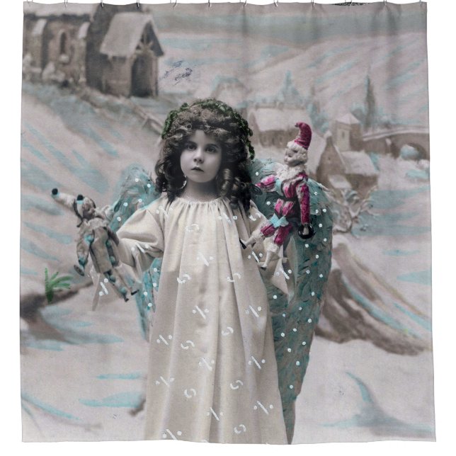 Joyeux Noel  Shower Curtain (Front)