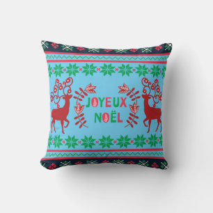 Joyeux Noel throw pillow