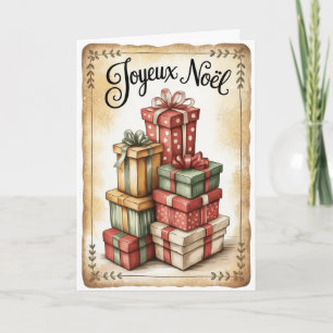 Joyeux Noël & Vintage Christmas Card