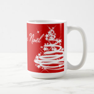 Joyeux Noël with Christmas Tree Coffee Mug