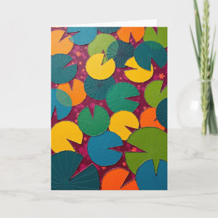 Joyful Abstract Floral Card