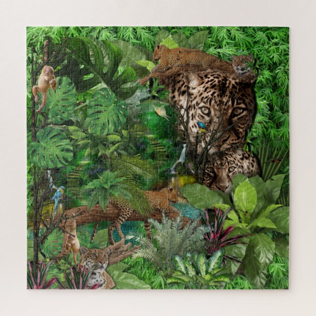 Joyful African Jungle Jigsaw Puzzle (Vertical)
