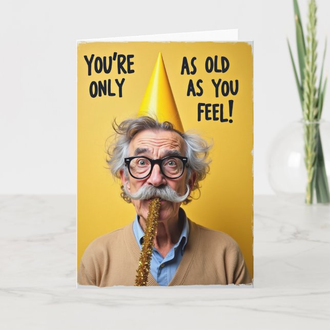 Joyful Ageless Birthday Card (Front)