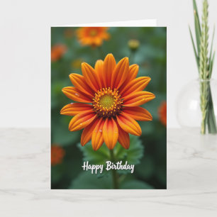 Joyful Amber Bloom Card