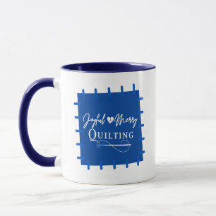 Joyful and Merry Quilter Mug