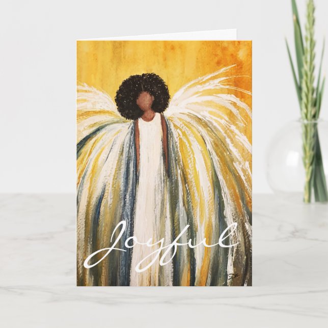 Joyful Angel Holiday Card (Front)