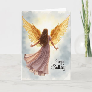 Joyful Angelic Birthday Card