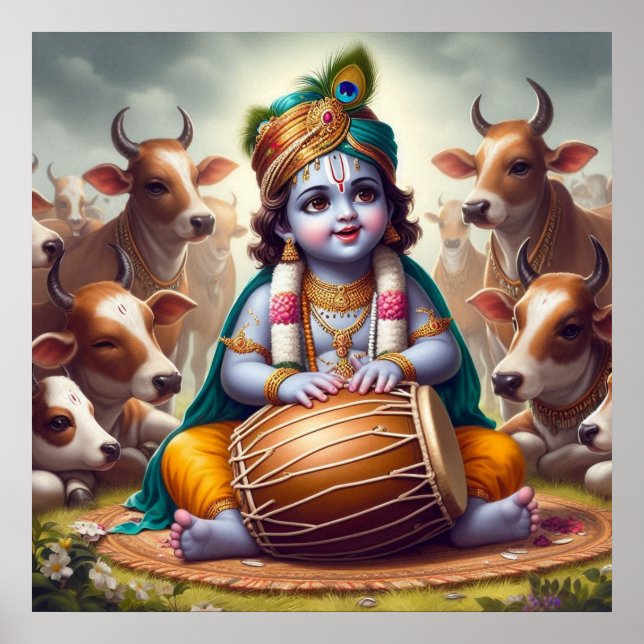 Joyful Bala Krishna Music Play Poster (Front)