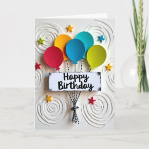 Joyful Balloon Card