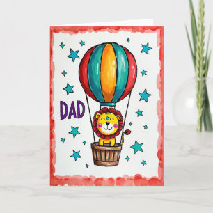 Joyful Balloon Fathers Day Card