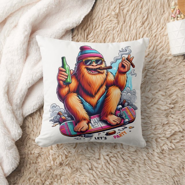 Joyful being partying with friends cushion (Blanket)