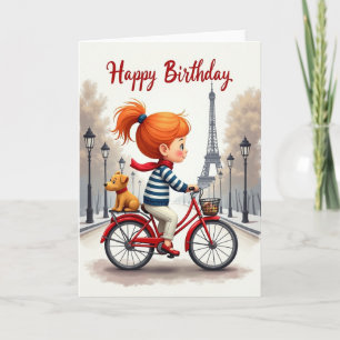 Joyful Bike Ride Birthday Card