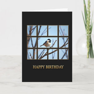 Joyful Bird Grid Card