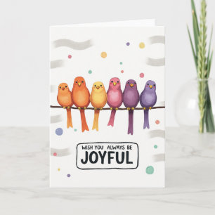Joyful Birds Greeting Card