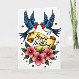 Joyful Birthday Avian Art Card
