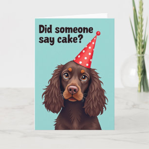 Joyful Birthday Canine Portrait Card