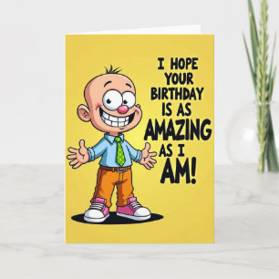 Joyful Birthday Cartoon Card