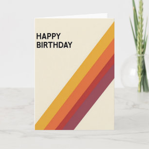 Joyful Birthday Creamy Background Card