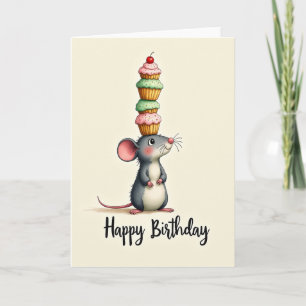 Joyful Birthday Creature Card