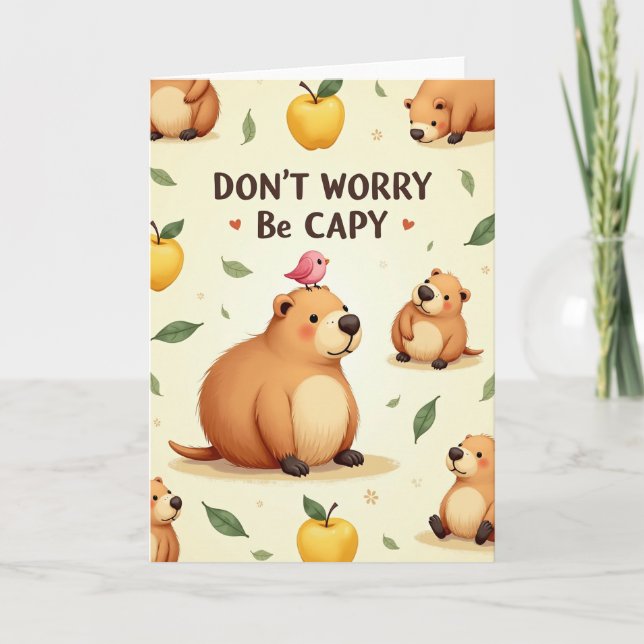 Joyful Birthday Forest Creatures Card (Front)