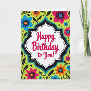Joyful Birthday Frame Card