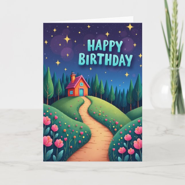 Joyful Birthday Home Card (Front)
