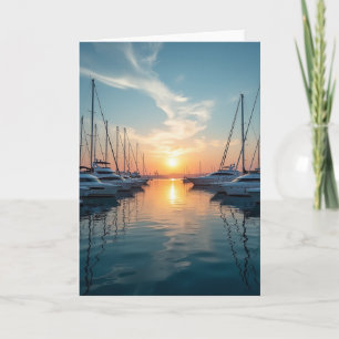 Joyful Birthday Marina Sunset Card