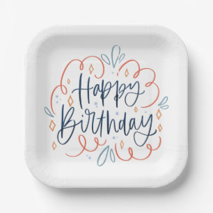Joyful Birthday Paper Plates