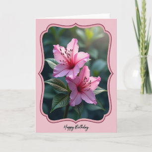 Joyful Birthday Petal Card