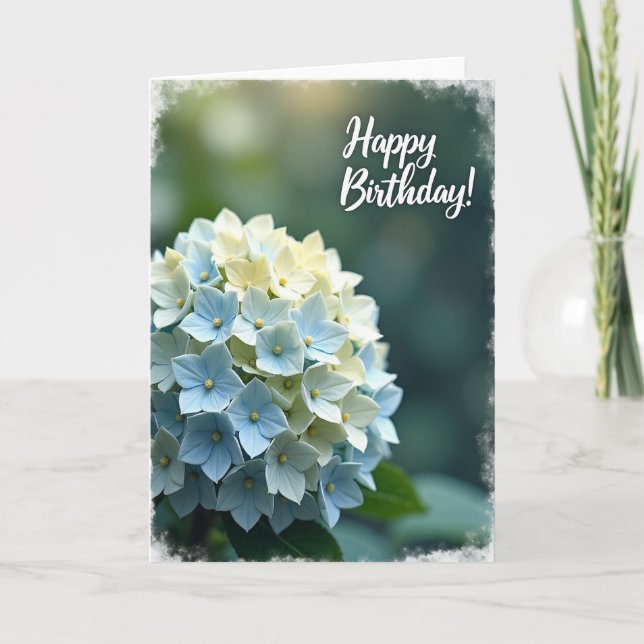Joyful Birthday Petal Cluster Card (Front)