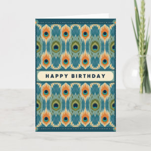Joyful Birthday Plumage Card