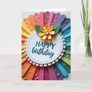 Joyful Birthday Spectrum Card