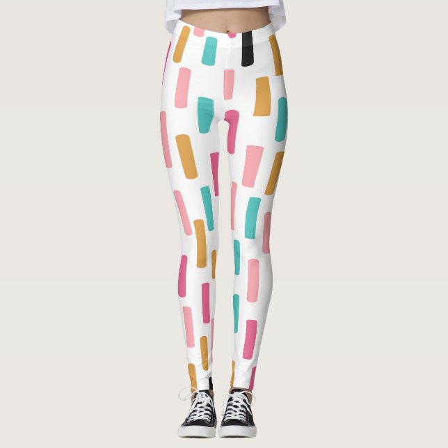 Joyful Block Party Leggings (Front)