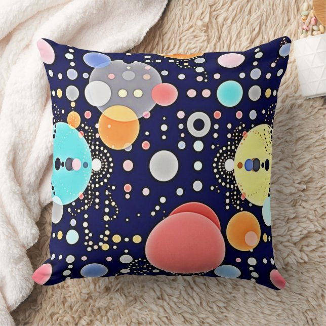 Joyful Bubble Universe Vision Cushion (Blanket)