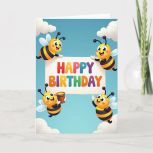 Joyful Bug Birthday Card