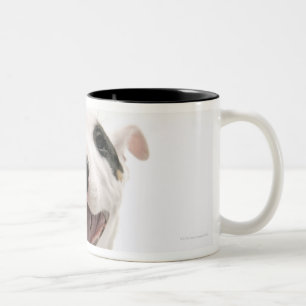 Joyful Bull terrier Two-Tone Coffee Mug