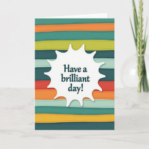 Joyful Burst Birthday Card