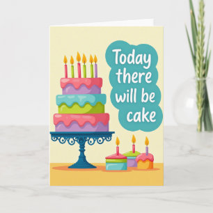 Joyful Cake Art Card
