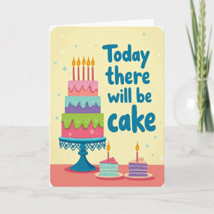 Joyful Cake Birthday Card