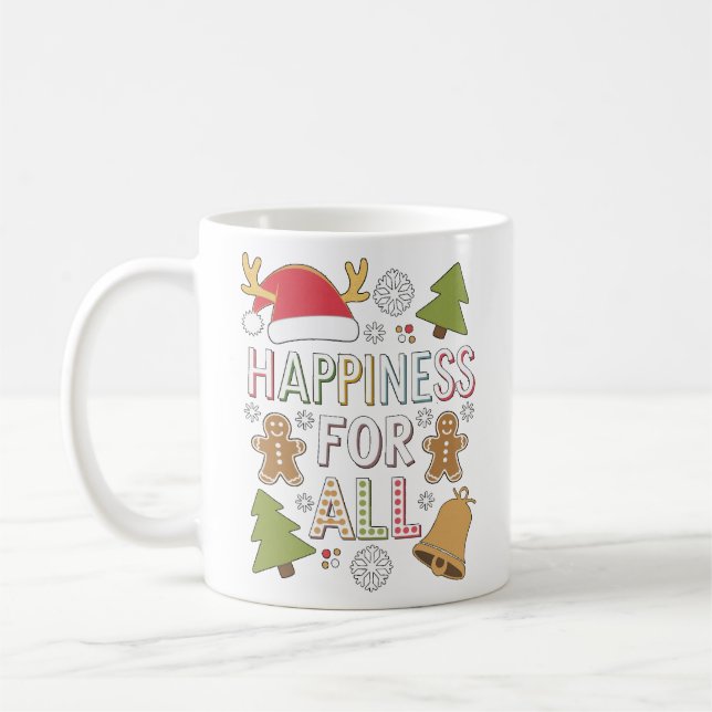 Joyful Cheer Coffee Mug (Left)