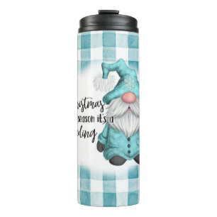 Joyful Christmas Gnome Thermal Tumbler