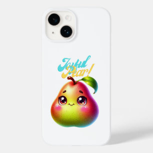 Joyful Christmas Pear Design for Fun Holiday Gifts Case-Mate iPhone 14 Case