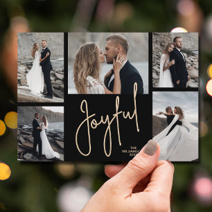 JOYFUL Christmas Photo Holiday Card