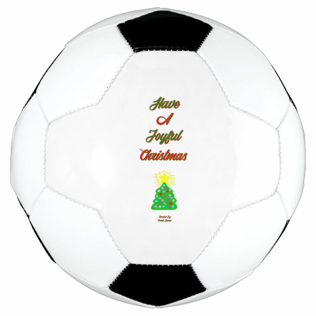 Joyful Christmas Soccer Ball (Front)