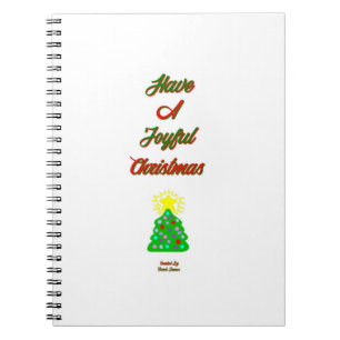 Joyful Christmas Spiral Notebook