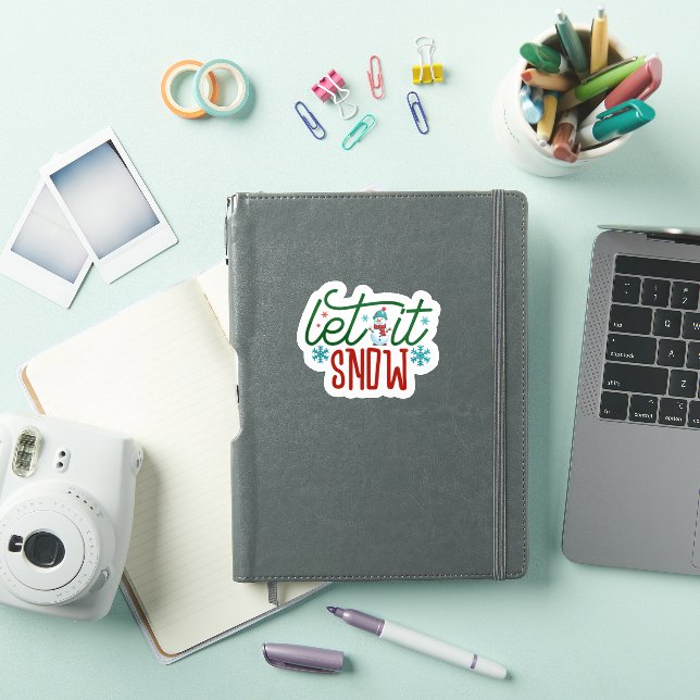Joyful Christmas Sticker for Snowy Days (iPad Cover)